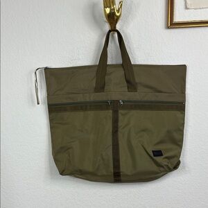 Sazaby Japan Military Helmet Bag Olive Green Men’s Oversized Tote Bag